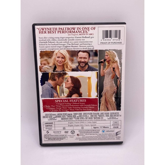 DVD COUNTRY STRONG - Picture 2 of 2